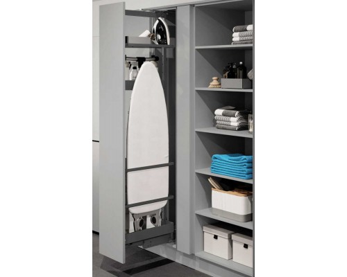 Vauth-Sagel Система TAL LARDER FLEX IRON, выдвижной фасад 300 мм, высота 1900-2140 мм, антрацит