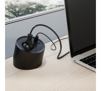 ASA Розетка VERSASPOT USB, накладная, чёрный