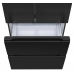 Meferi MFR83BLACK IX TOTAL NO FROST FRENCH DOOR COMFORT