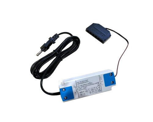 Трансформатор DLIGHT, 24 V, 15 W, подключение максимум 6-ти светильников