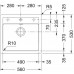 Franke Мойка SID 610 оникс стоп-вентиль