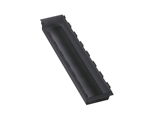 NinkaPlast Лоток CUISIO PRO для столовых приборов, 100х473х55 мм, черный