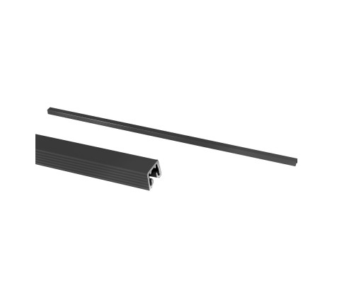 NinkaPlast Стыковочный профиль CUISIO PRO, 9.5х473 мм, черный