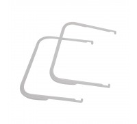 Ekotech Комплект из 2 пластиковых ручек для ведра ECOBOX INOX объемом 16 л, цвет - серый