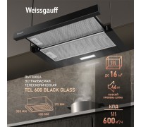 Weissgauff TEL 600 Black Glass