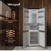 Weissgauff WRK 2000 Total NoFrost Inverter Bru Steel Glass