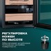 Холодильник (шкаф) для сигар компрессорный Meyvel MC-120BK (PRO)
