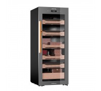 Холодильник (шкаф) для сигар компрессорный Meyvel MC-200BK (PRO)
