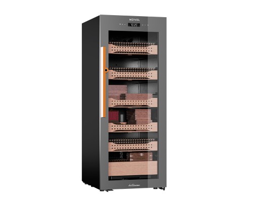 Холодильник (шкаф) для сигар компрессорный Meyvel MC-200BK (PRO)