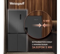 Weissgauff WCD 450 Dark Grey NoFrost Inverter