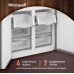 Weissgauff WCD 450 Rock Glass NoFrost Inverter