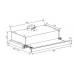 Weissgauff TEL 600 2M Touch White Glass