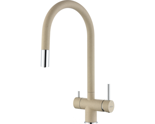 Rivelato Trevi U-обр. с краном питьевой воды и выдвижной лейкой D-35мм beige scuro cromo