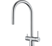 Rivelato Trevi U-обр. с краном питьевой воды и выдвижной лейкой D-35мм cromo