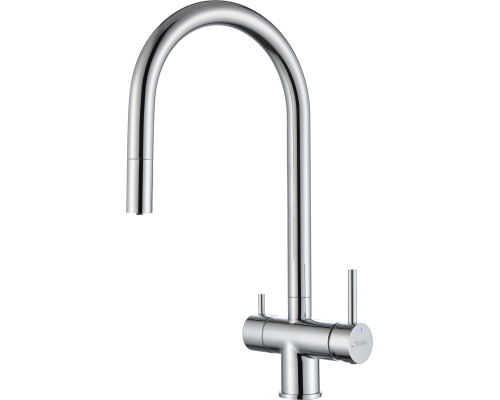 Rivelato Trevi U-обр. с краном питьевой воды и выдвижной лейкой D-35мм cromo