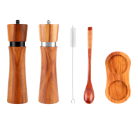 Omoikiri Набор мельниц для специй на подставке GR-02-SET-WD