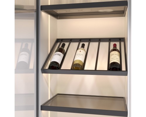 Duslar Полка WINERY для бутылок с подсветкой, ширина 567 мм, глубина 370 мм, антрацит