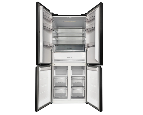 Meferi MFR70BK TOTAL NO FROST CROSS DOOR ULTRA