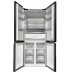 Meferi MFR70BK TOTAL NO FROST CROSS DOOR ULTRA