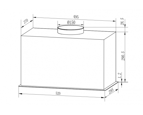 Weissgauff BOX 900 Remove Touch Black Glass