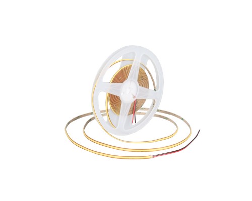 Светодиодная лента DLIGHT COB, ширина 5 мм, длина 5000 мм, 320 led/м, 12 V, 8 W/м, дневной (4000K)
