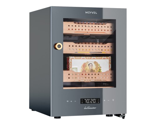 Холодильник (шкаф) для сигар компрессорный Meyvel MC-50BK (PRO)