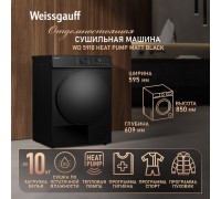 Weissgauff WD 5910 Heat Pump Matt Black
