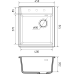 Rivelato TESORO 455-R 1-чаш 450*510 brina