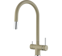 Rivelato Trevi U-обр. с краном питьевой воды и выдвижной лейкой D-35мм topazio cromo