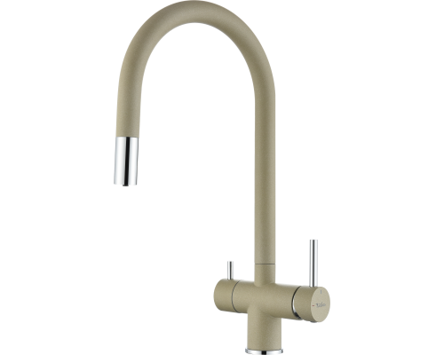 Rivelato Trevi U-обр. с краном питьевой воды и выдвижной лейкой D-35мм topazio cromo