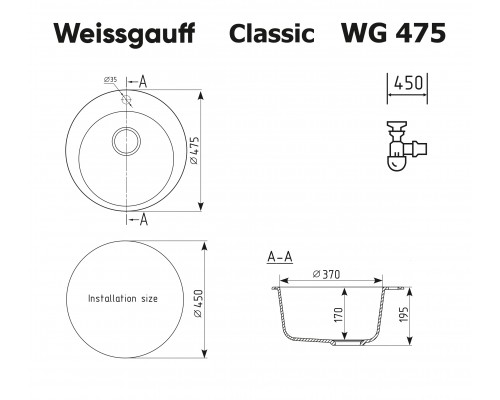 Weissgauff WG 47502 Classic Ivory