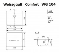 Weissgauff WG 104310 Comfort Cold Grey