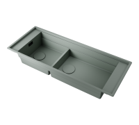 Omoikiri Мойка Sintesi Pro 114-2-WG Artceramic/wind green