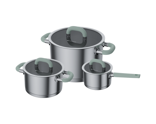 Omoikiri Набор посуды Takara Set OL olive