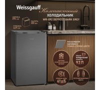 Weissgauff WR-092 Defrost Dark Grey