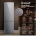 Weissgauff WRK 2000 Full NoFrost Inverter Grey Glass