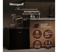 Weissgauff WR-046 Defrost Black