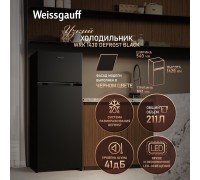 Weissgauff WRK 1430 Defrost Black