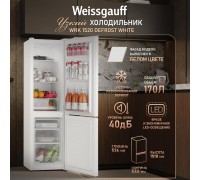 Weissgauff WRK 1520 Defrost White