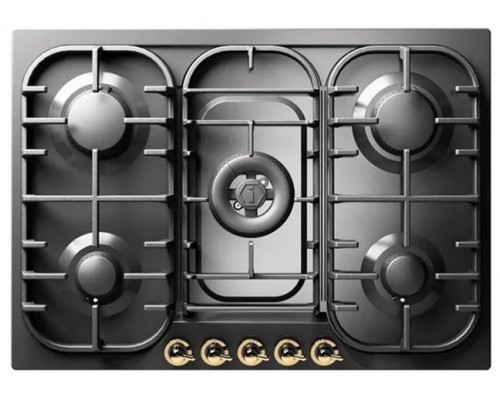 ILVE HCB70CN/MGG матовый графит (фурн. латунь)