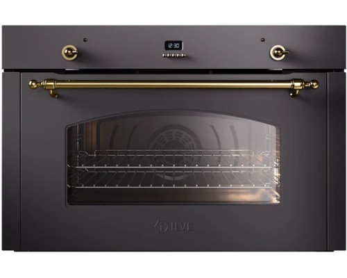 ILVE OV90SNE3/MGG матовый графит (фурн. латунь)