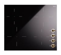 ILVE HVI364N/BKG глянцевый черный (фурн. латунь)