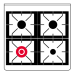 ILVE M07DNE3/WHB белый (фурн. бронза)