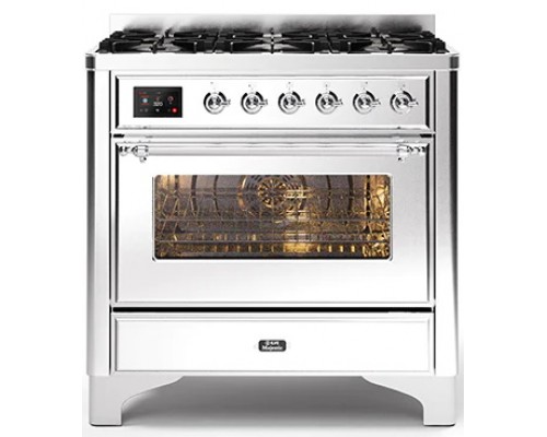 ILVE M096DNE3/SSC нержавеющая сталь (фурн. хром)