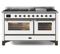 ILVE M15FDNE3/WHB белый (фурн. бронза)