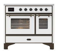 ILVE MD106DNE3/WHB белый (фурн. бронза)