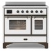 ILVE MDI106NE3/WHB белый (фурн. бронза)
