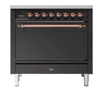 ILVE P09PQNE3/MGP матовый графит (фурн. медь)