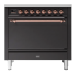 ILVE P09PQNE3/MGP матовый графит (фурн. медь)