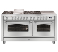 ILVE P15FSDNE3/SSC нержавеющая сталь (фурн. хром)